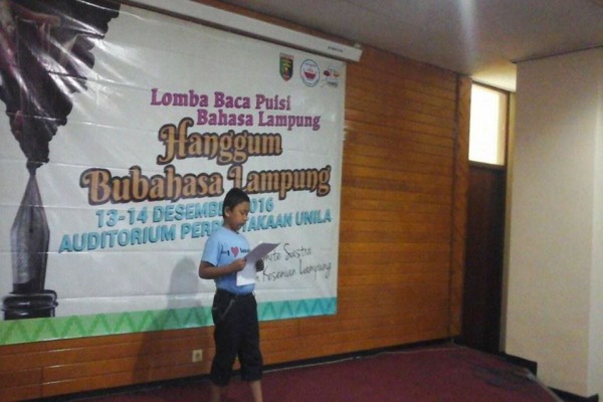 DKL Gelar Lomba Baca Puisi Bahasa Lampung