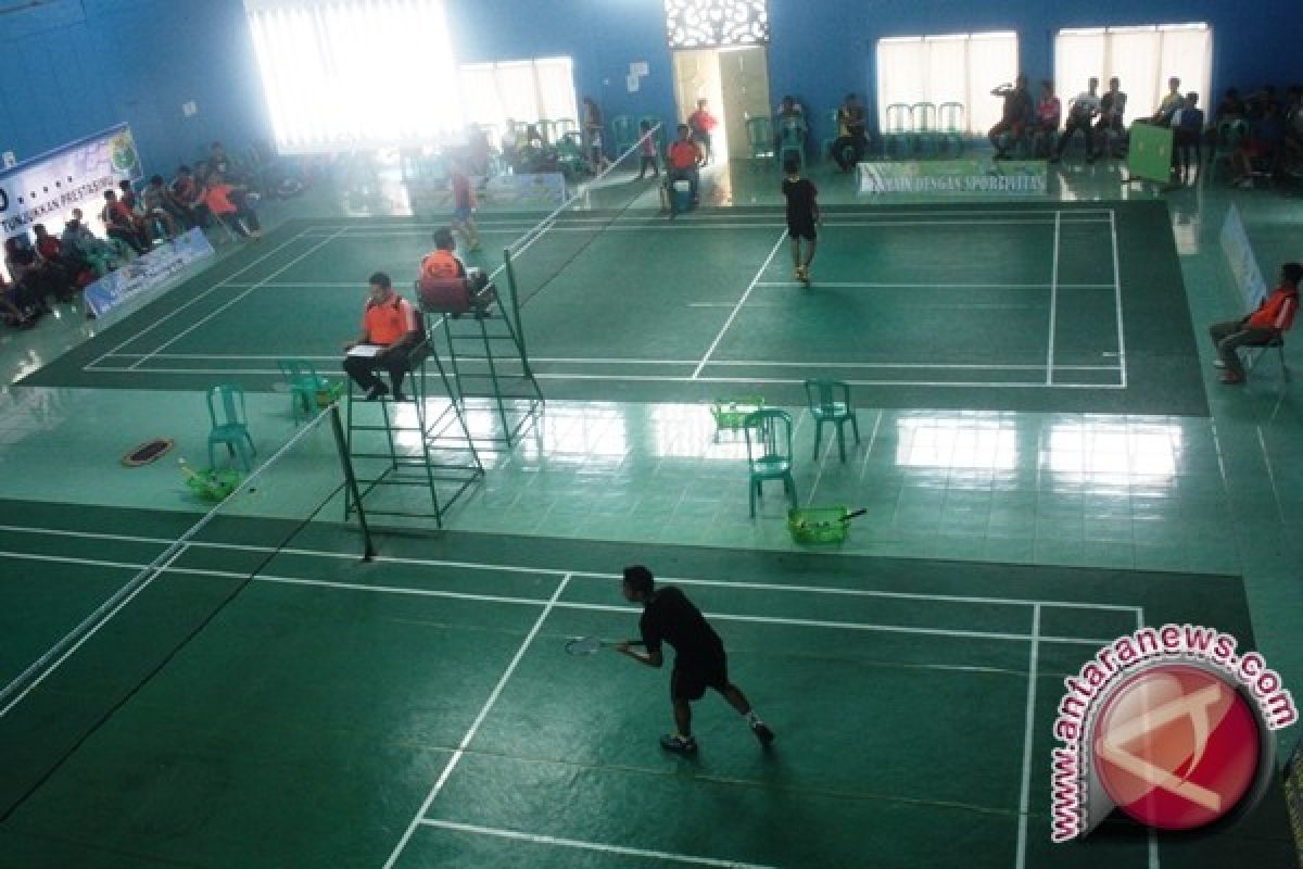 HUT Satpam Polres Aceh Utara gelar turnamen Badminton