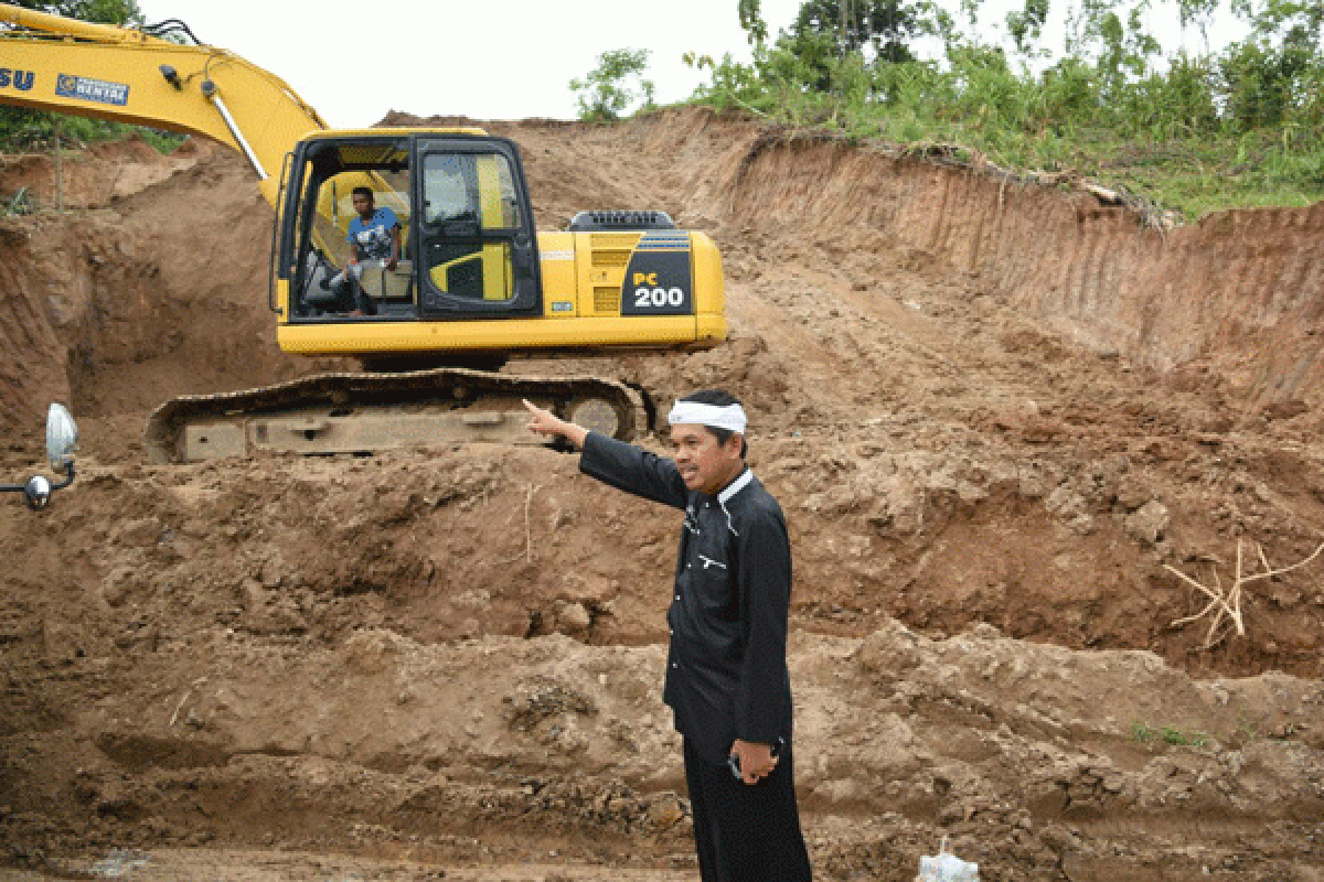 Bupati Purwakarta Hentikan Kegiatan Pertambangan Ilegal