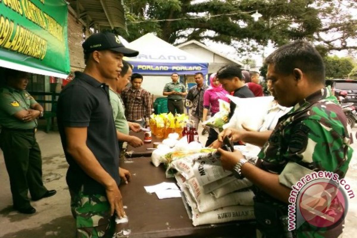 Kodim 0209/LB Gelar Pasar Murah