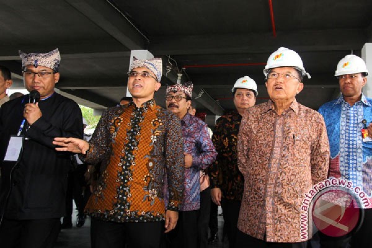 Wapres tinjau terminal baru Bandara Blimbingsari Banyuwangi