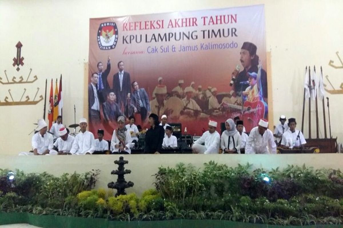 KPU Lampung Timur Gelar Refleksi Akhir Tahun 