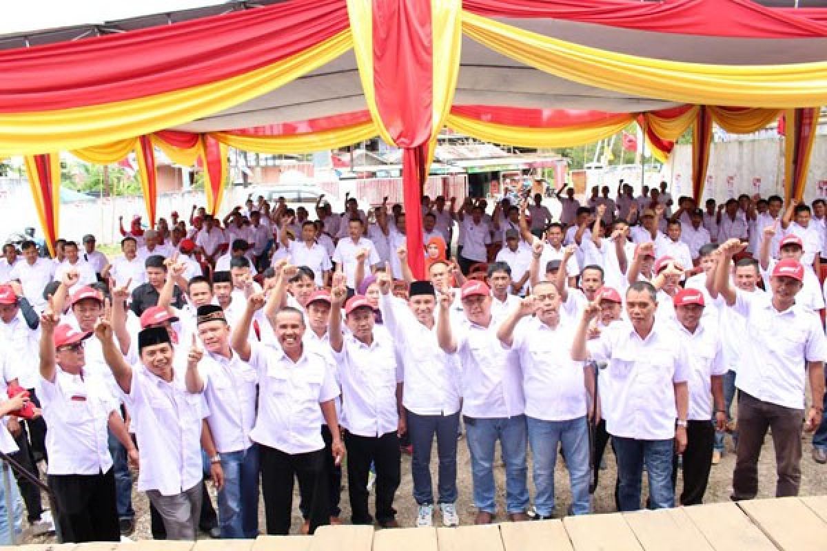Koalisi Lampung Barat Hebat Lantik Tim Pemenangan  