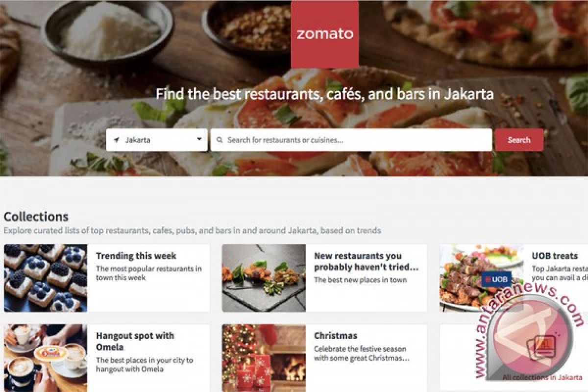 Foodtech Zomato terhubung aplikasi pihak ketiga