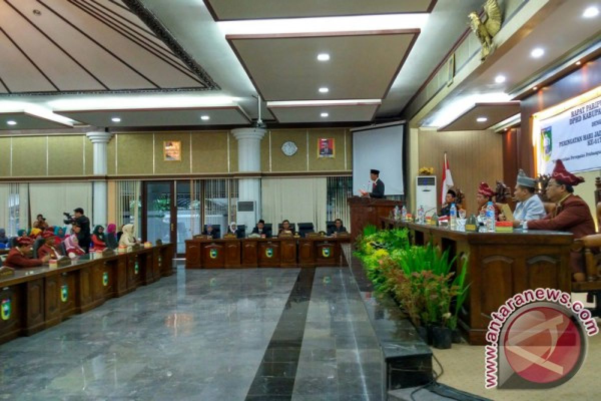 DPRD Gelar Paripurna Rapat Istimewa Harjad Tala