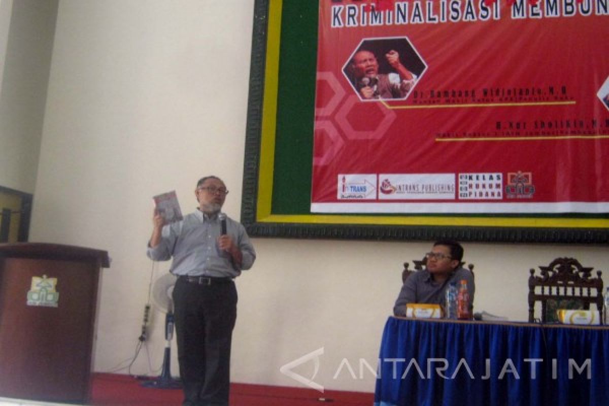 Bambang Widjojanto: Hentikan Kriminalisasi Karena Membungkam Suara Rakyat