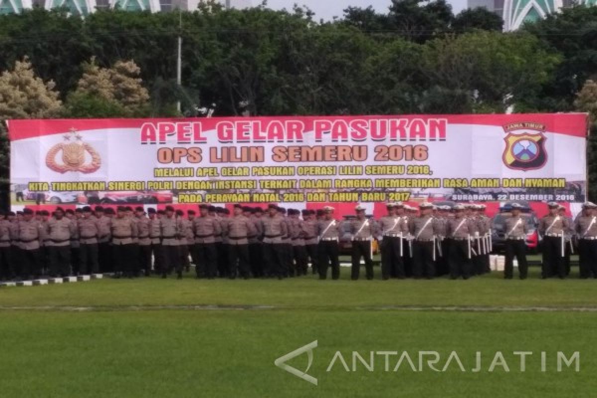 Polda Jatim Tetapkan Status Siaga 1 Jelang Natal