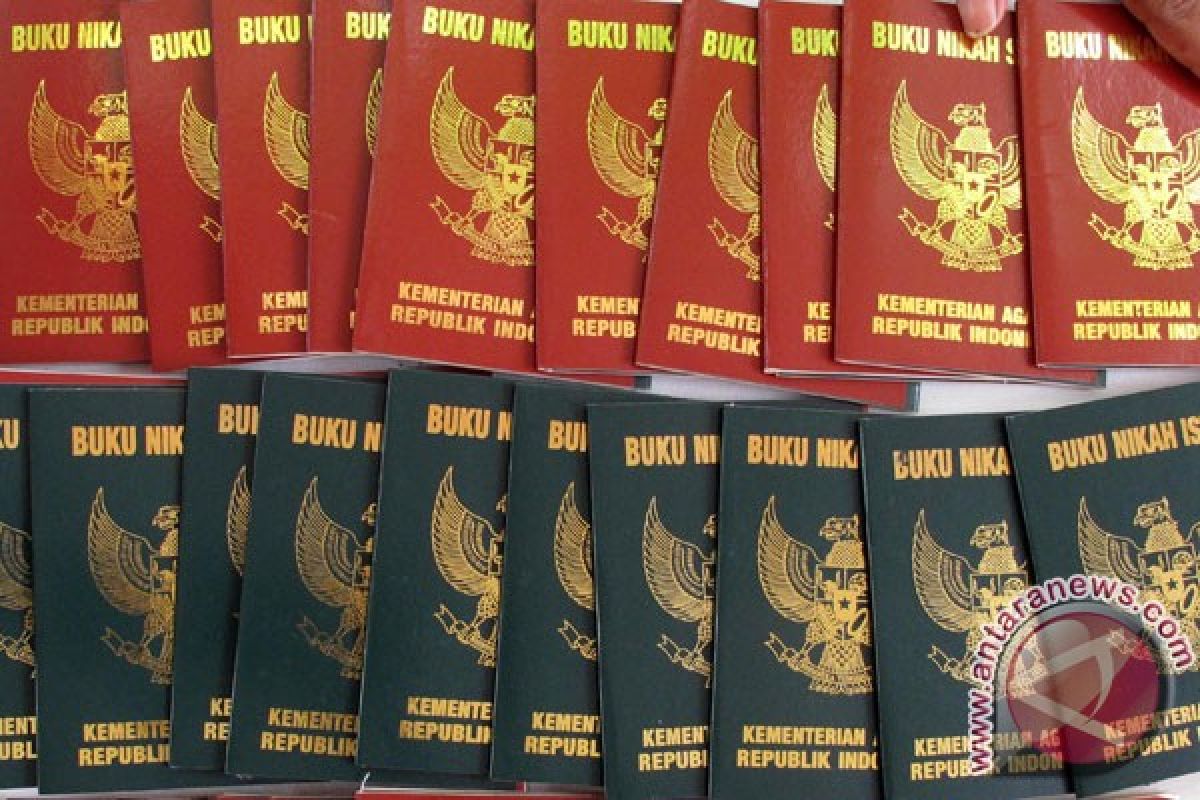 Sebanyak 300 pasutri belum miliki buku nikah