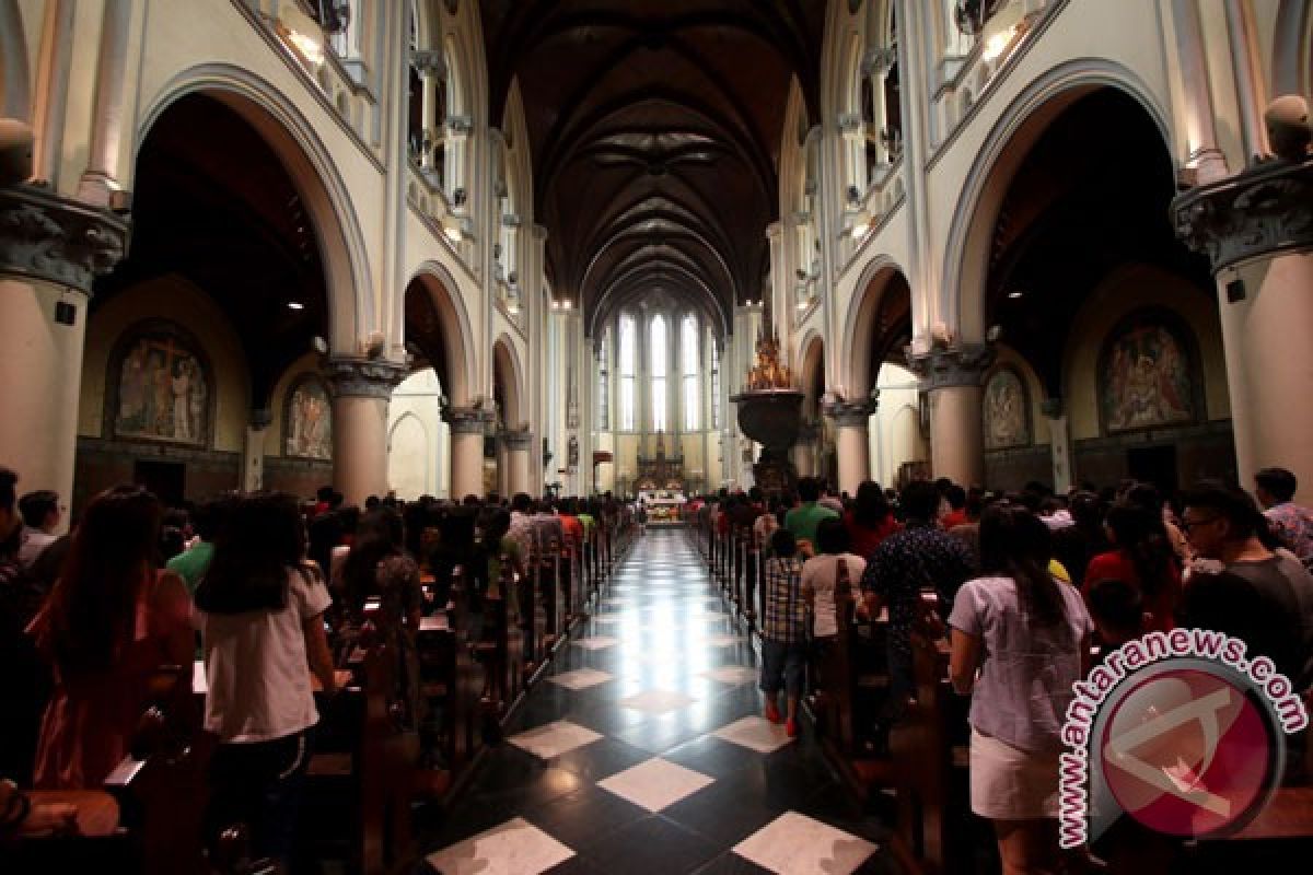 Pancasila jadi tema Paskah di Gereja Katedral