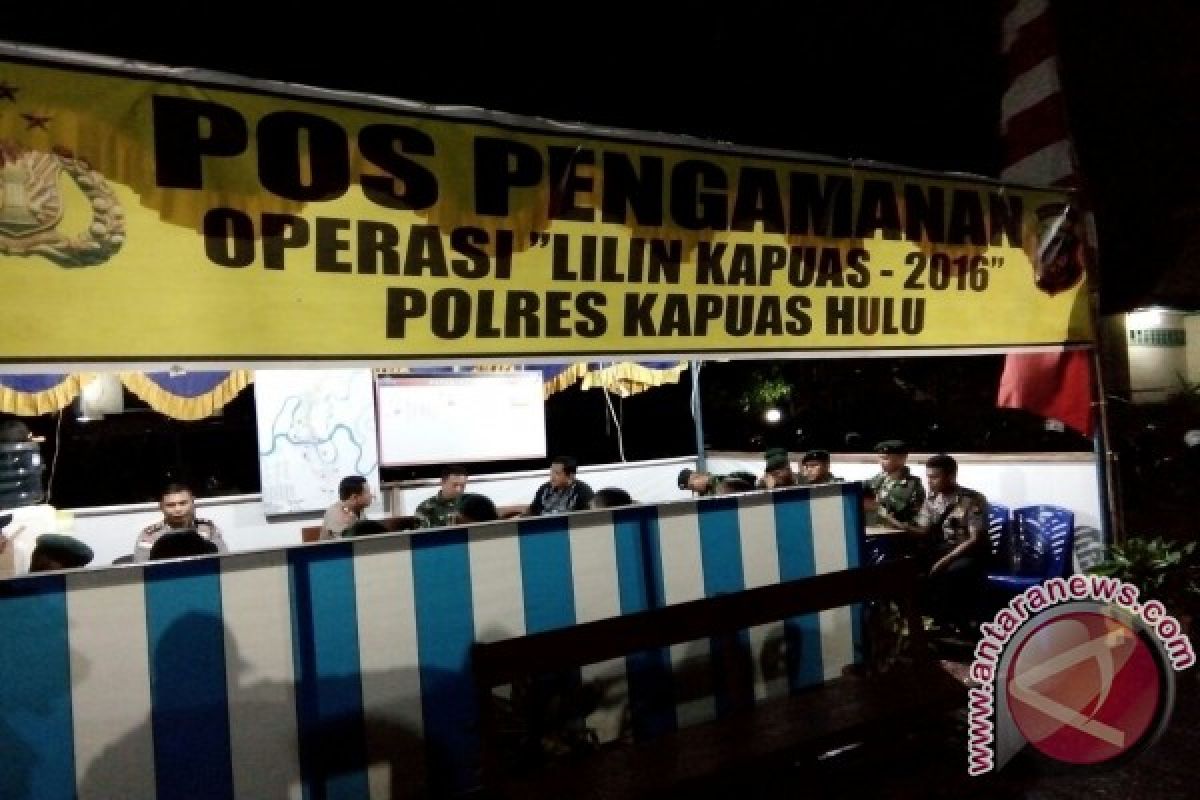 Bupati Kapuas Hulu Tinjau Pengamanan Malam Natal