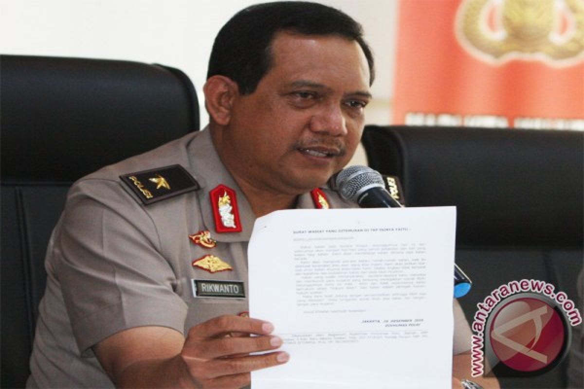 Polri sita suap Rp4,7 miliar untuk seleksi polisi 2015-2016