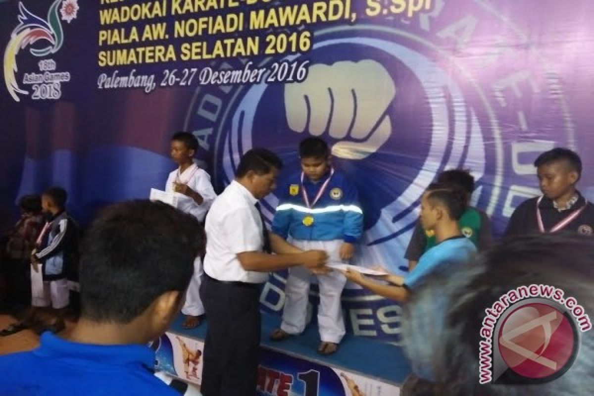 Arif Hidayah juara Kejurda Wadokai di Palembang