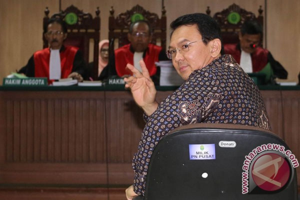 Hakim sempat tegur Ahok dalam sidang