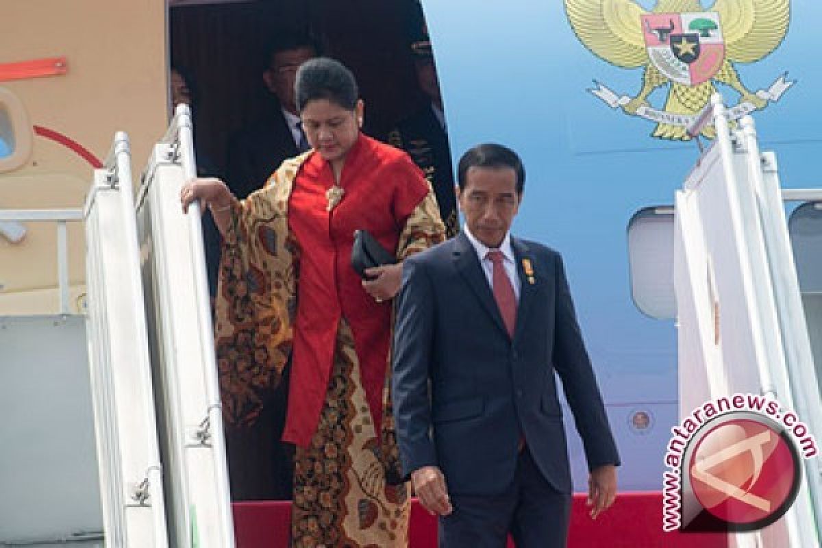 Presiden Jokowi Kembali ke Jakarta