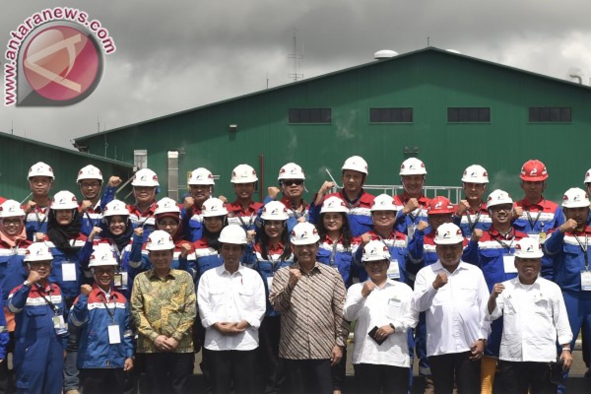 Lahendong, Ulubelu geothermal power plant absorb thousands of workers: President Jokowi