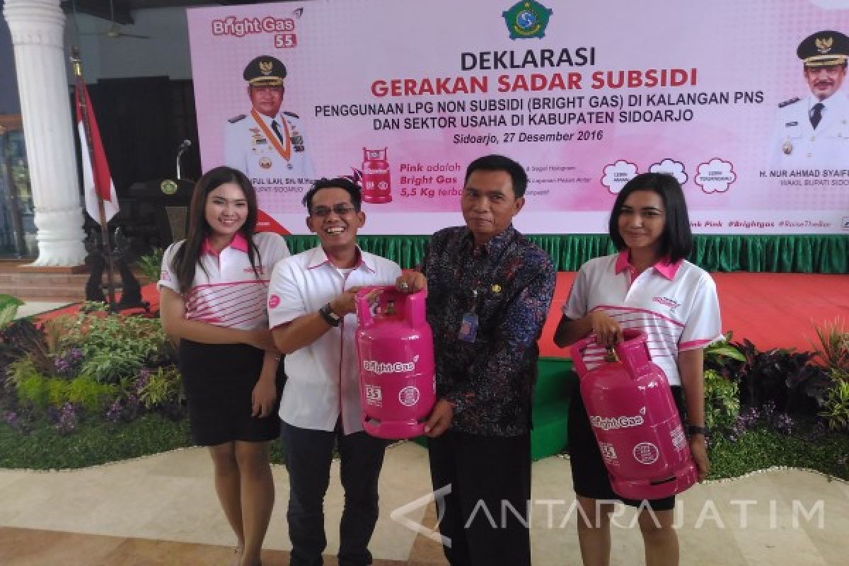 Pemkab Sidoarjo Dorong PNS Gunakan Elpiji Nonsubsidi