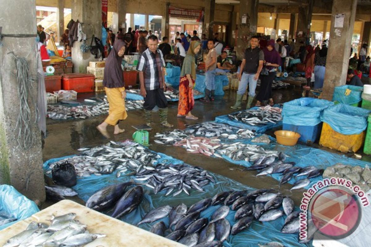 Cuaca buruk harga ikan naik di Lhokseumawe