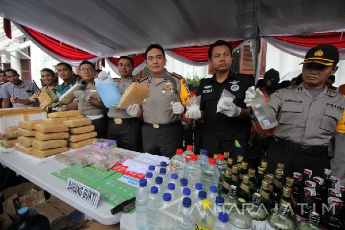 Polisi Ungkap Ribuan Kasus dalam Operasi Cipta Kondisi