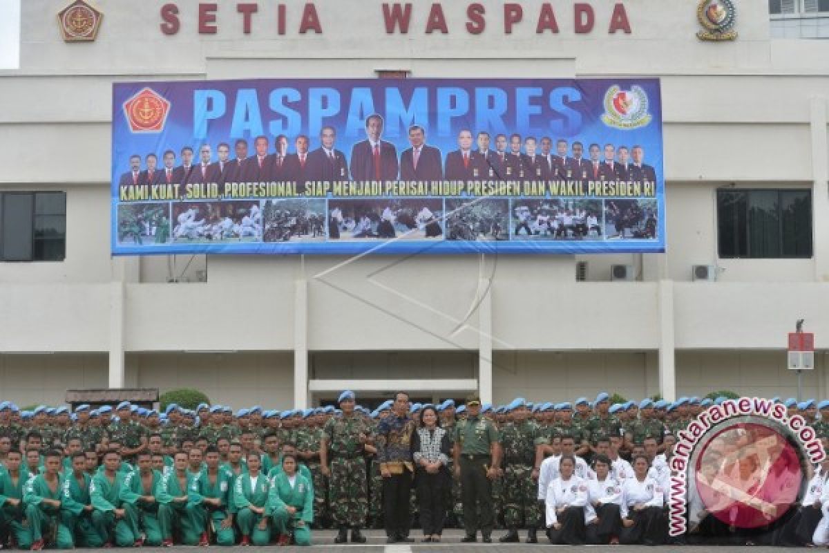 Presiden Kunjungi Markas Komando Paspampres