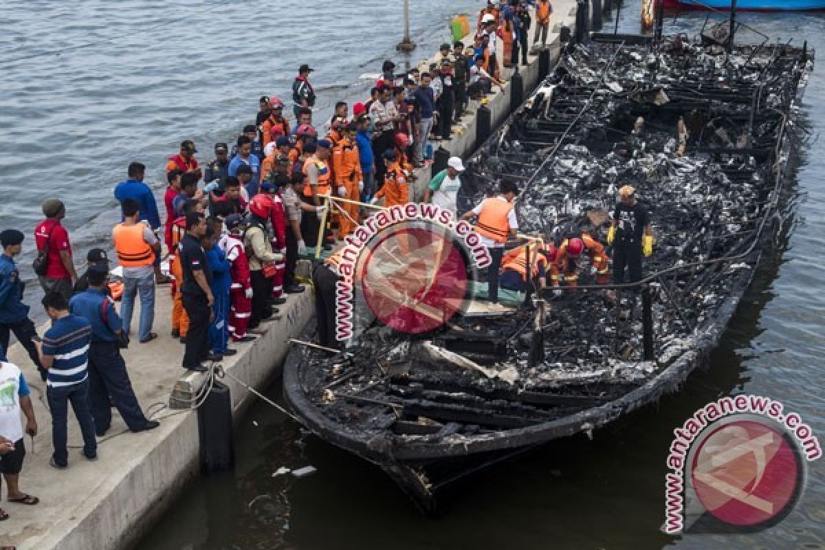 BPBD: Sebelas korban luka kebakaran kapal dipulangkan