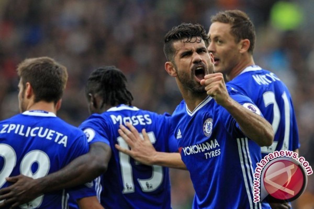 Chelsea puncaki klasemen setelah bekap Cardiff 4-1