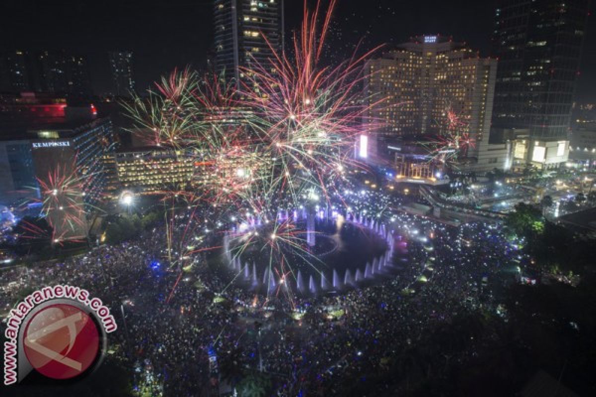 500 drone akan diterbangkan di Bundaran HI Jakarta saat malam tahun baru