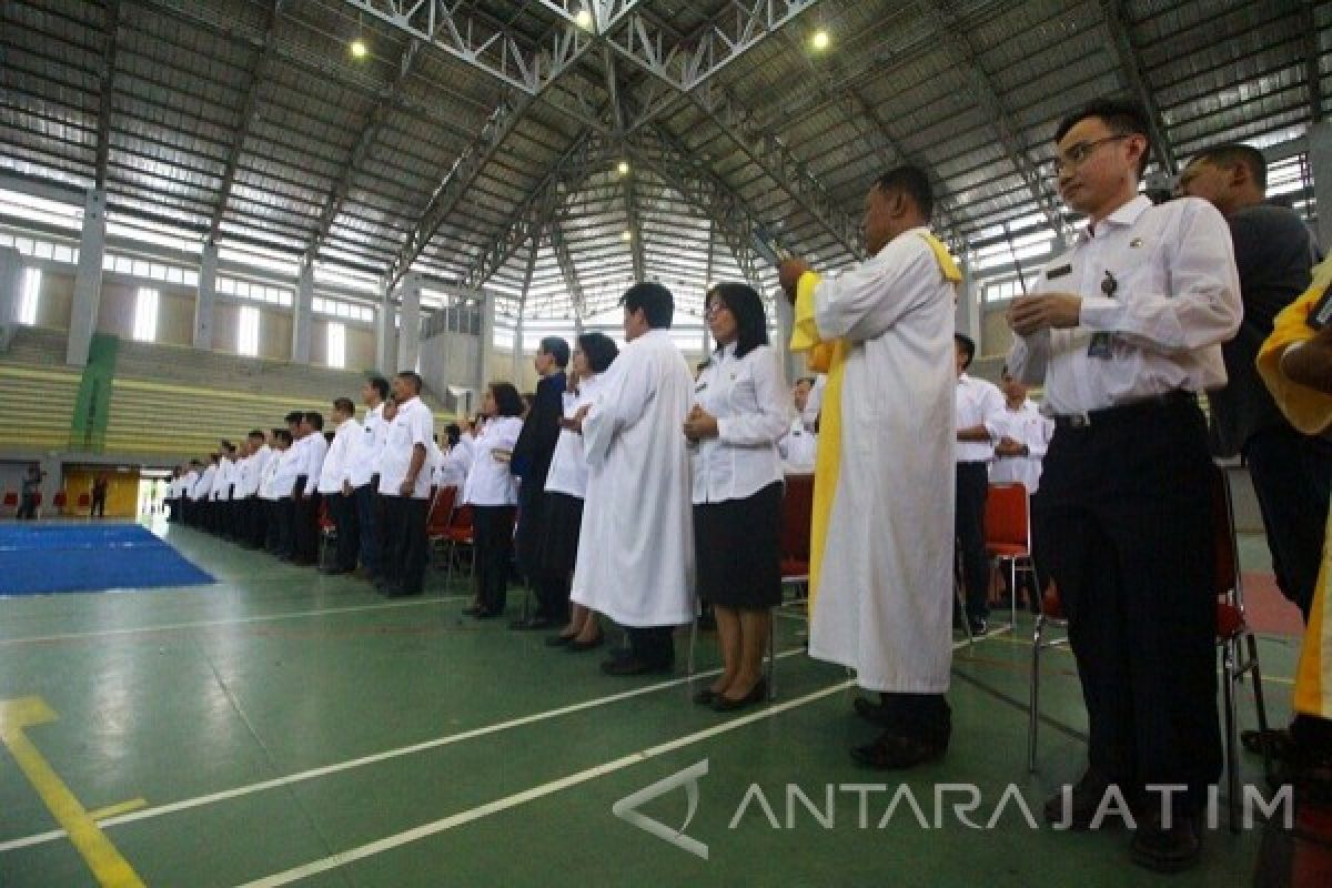  718 Pejabat Pemkot Kediri Ikuti Proses Mutasi      