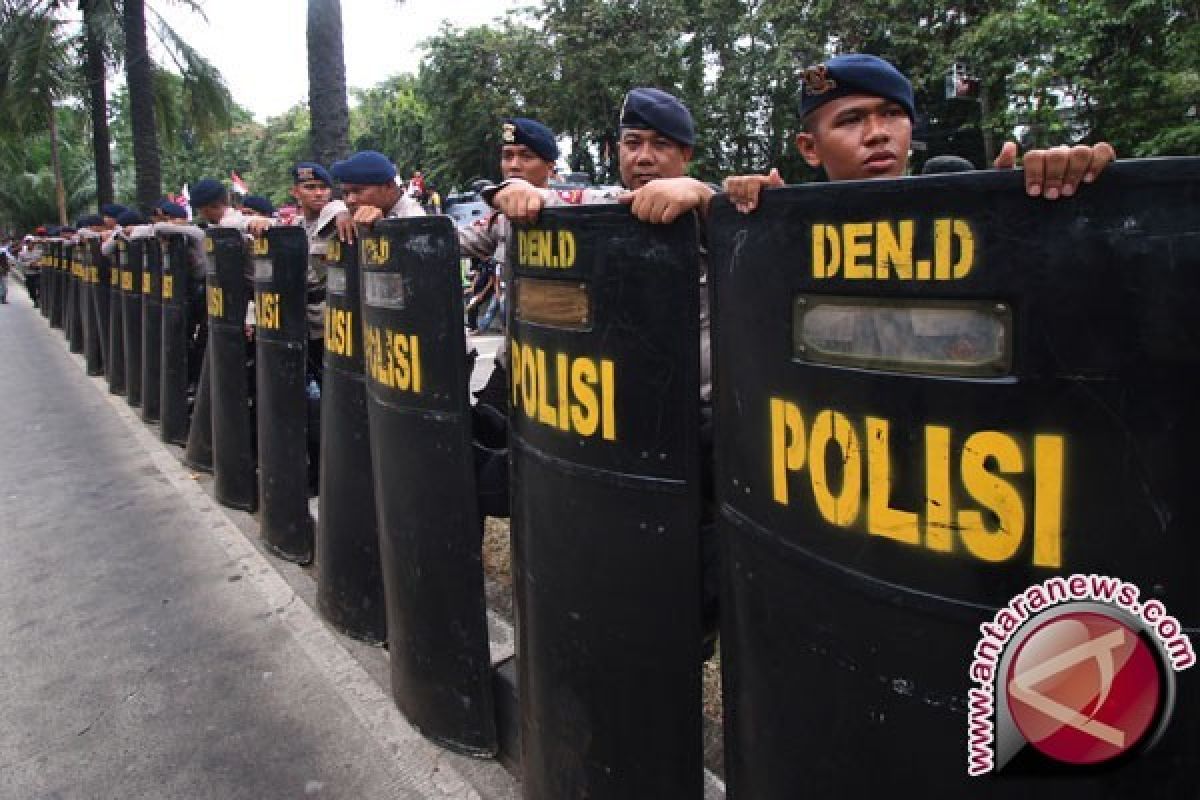 Polres Gorontalo Tambah Personil Untuk Pengamanan Mako