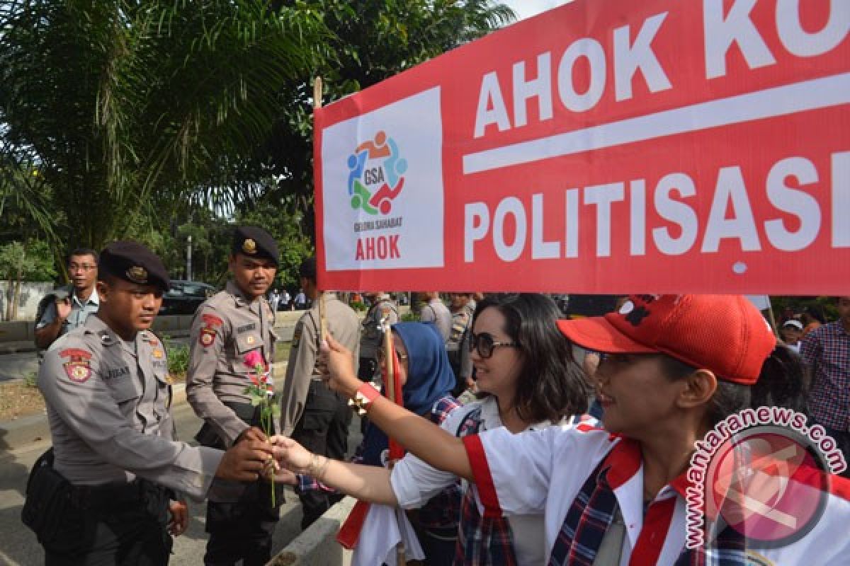 Polisi akan bubarkan demonstrasi sidang Basuki Purnama jika tidak tertib