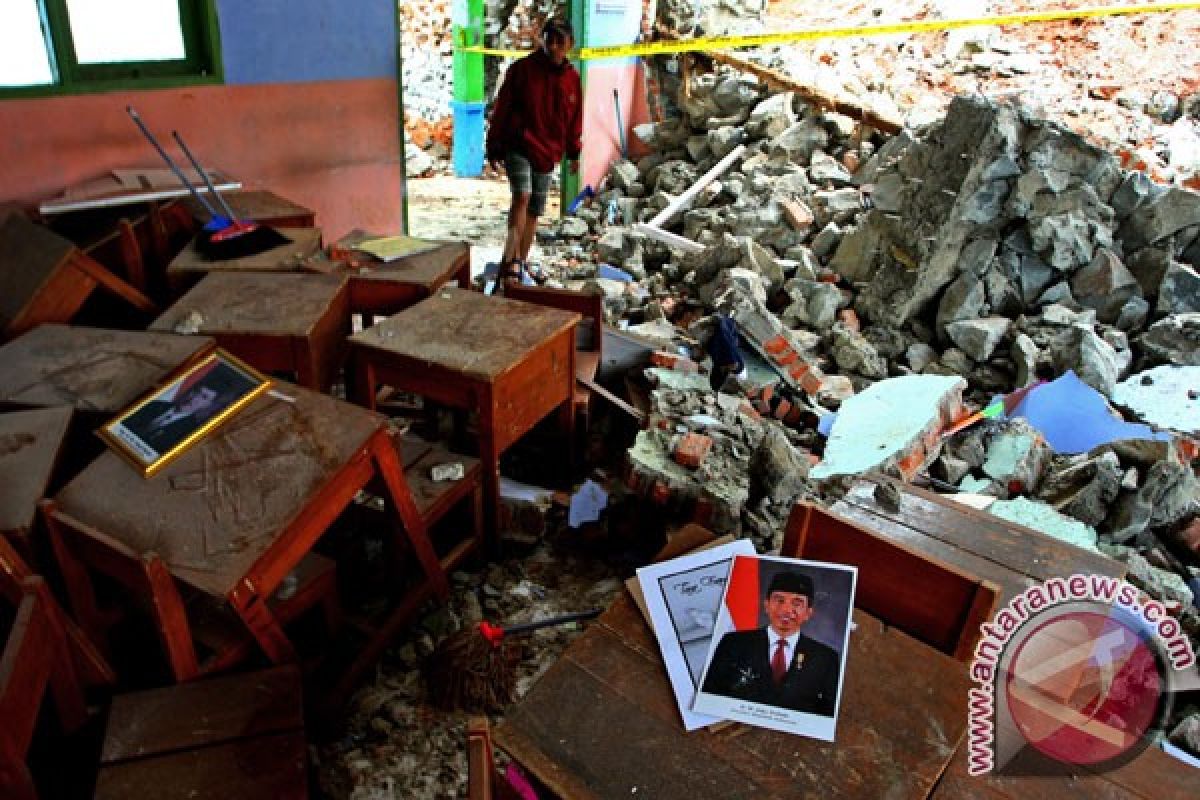 Kerugian bencana di Sukabumi Rp4,5 miliar selama Januari
