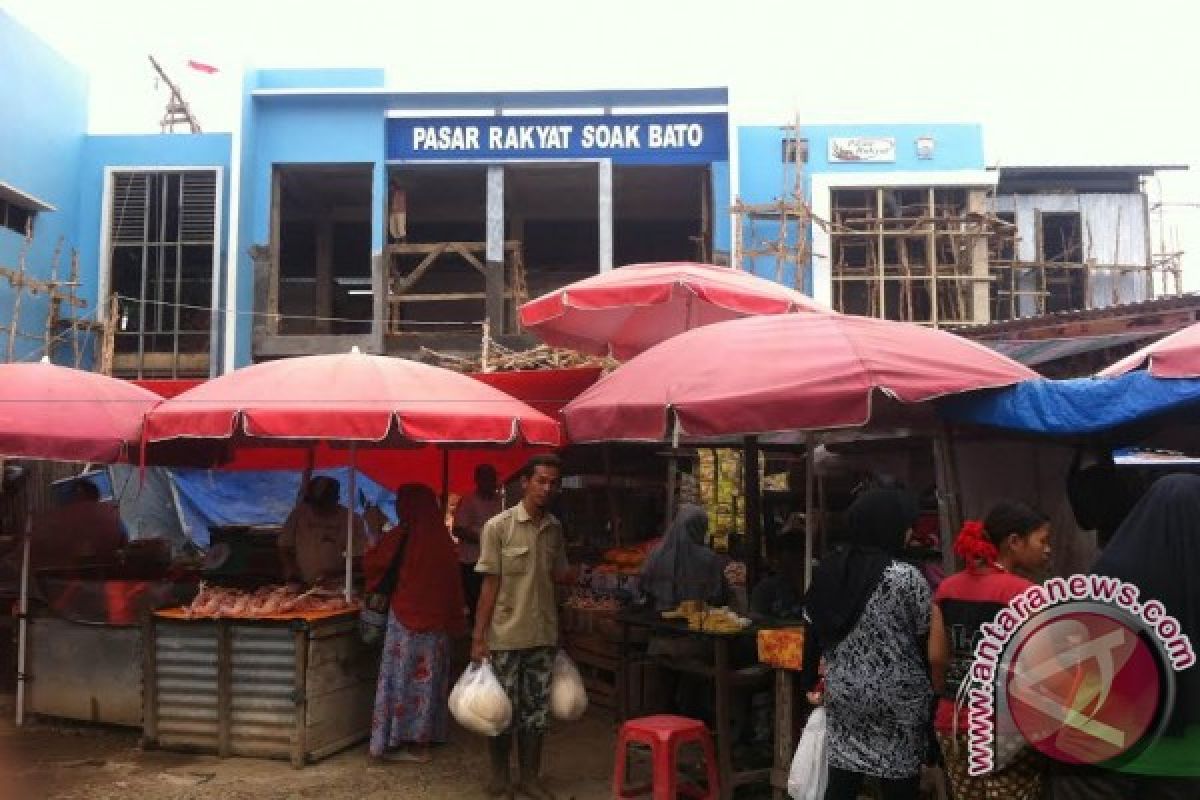 Pasar rakyat Soak Bato Palembang tampung 283 pedagang