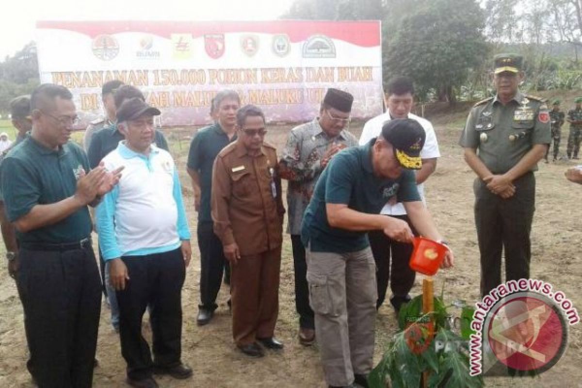 Kodam-PLN Luncurkan Program Penanaman Pohon di Maluku-Maluku Utara