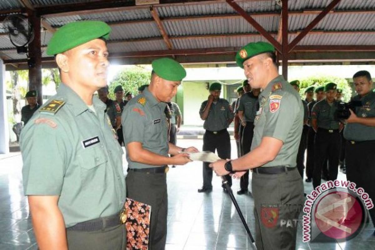 Korem Babullah Gelar Corps Raport Jabatan Perwira