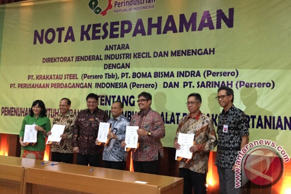 Empat BUMN siap dukung produksi cangkul dalam negeri