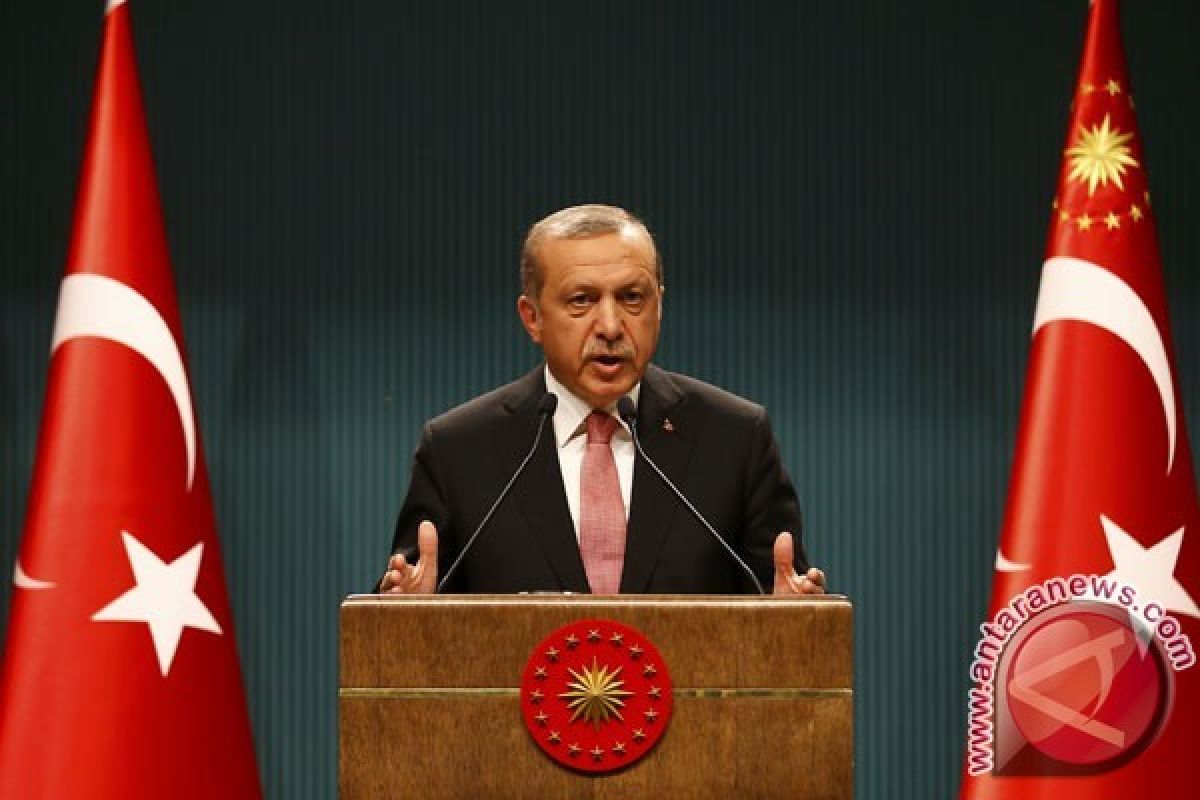 Erdogan minta rakyat Turki hadapi perang ekonomi AS