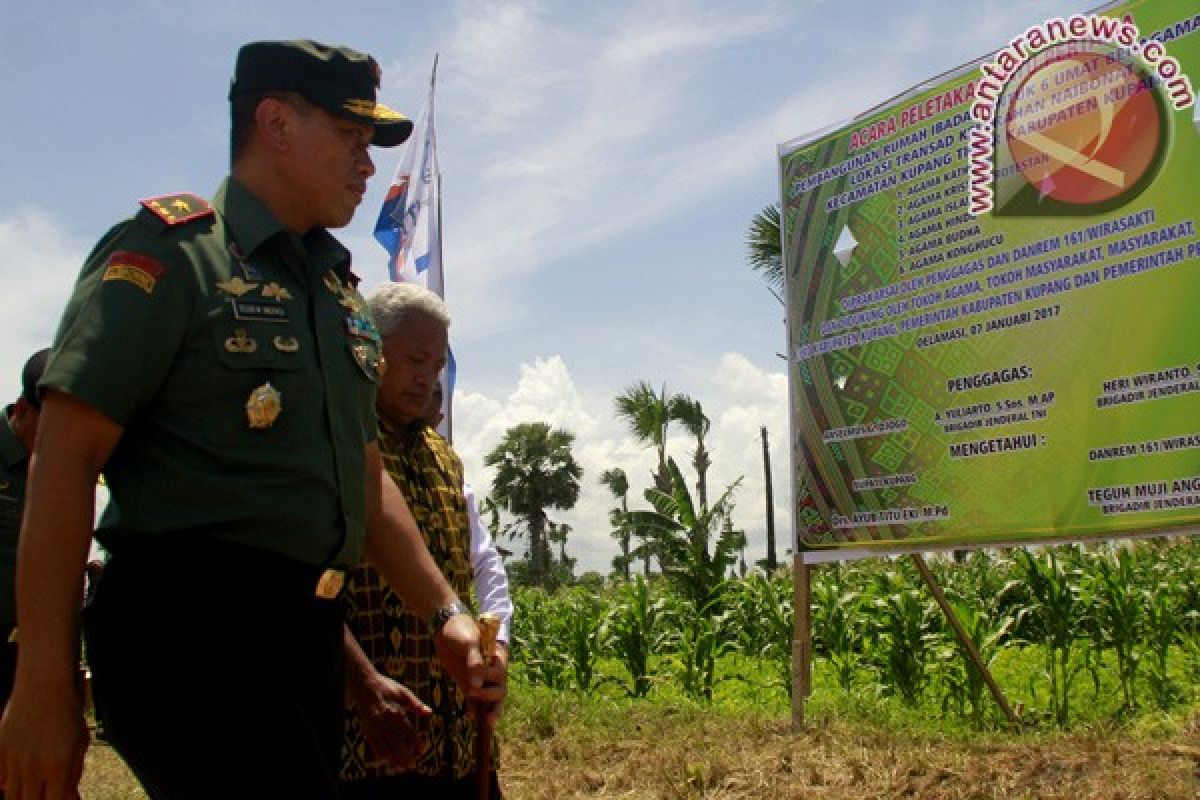 Houses of worship of six religious communities built in Kupang