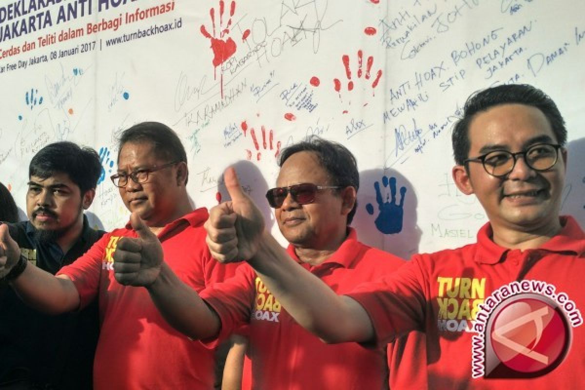 Masyarakat Indonesia Anti Hoax Deklarasi Serentak di Enam kota