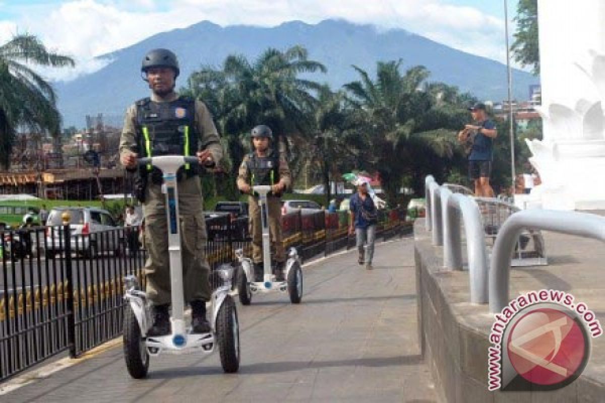 Satpol PP Kota Bogor Patroli Gunakan Segway