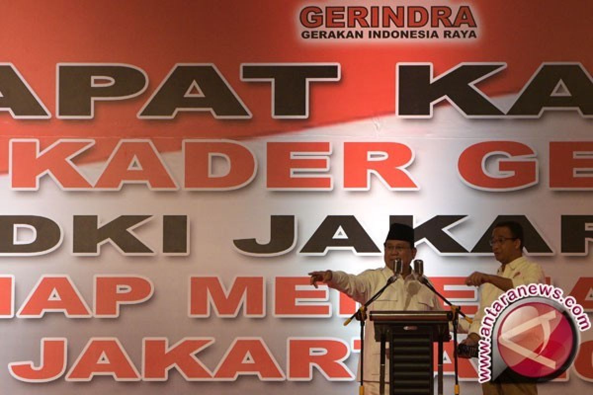 Prabowo: Perubahan dapat dimulai dari Pilgub DKI