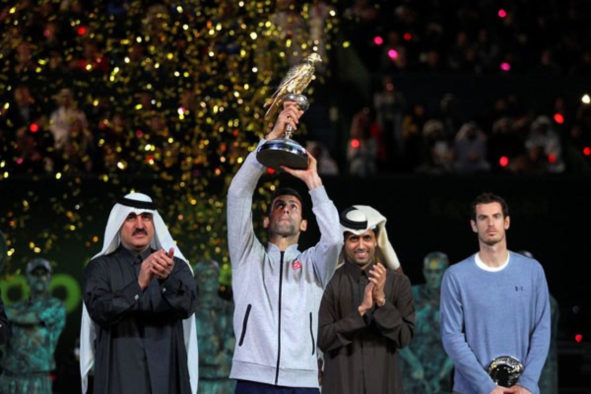 Djokovic pertahankan gelar Qatar Terbuka, kalahkan Murray