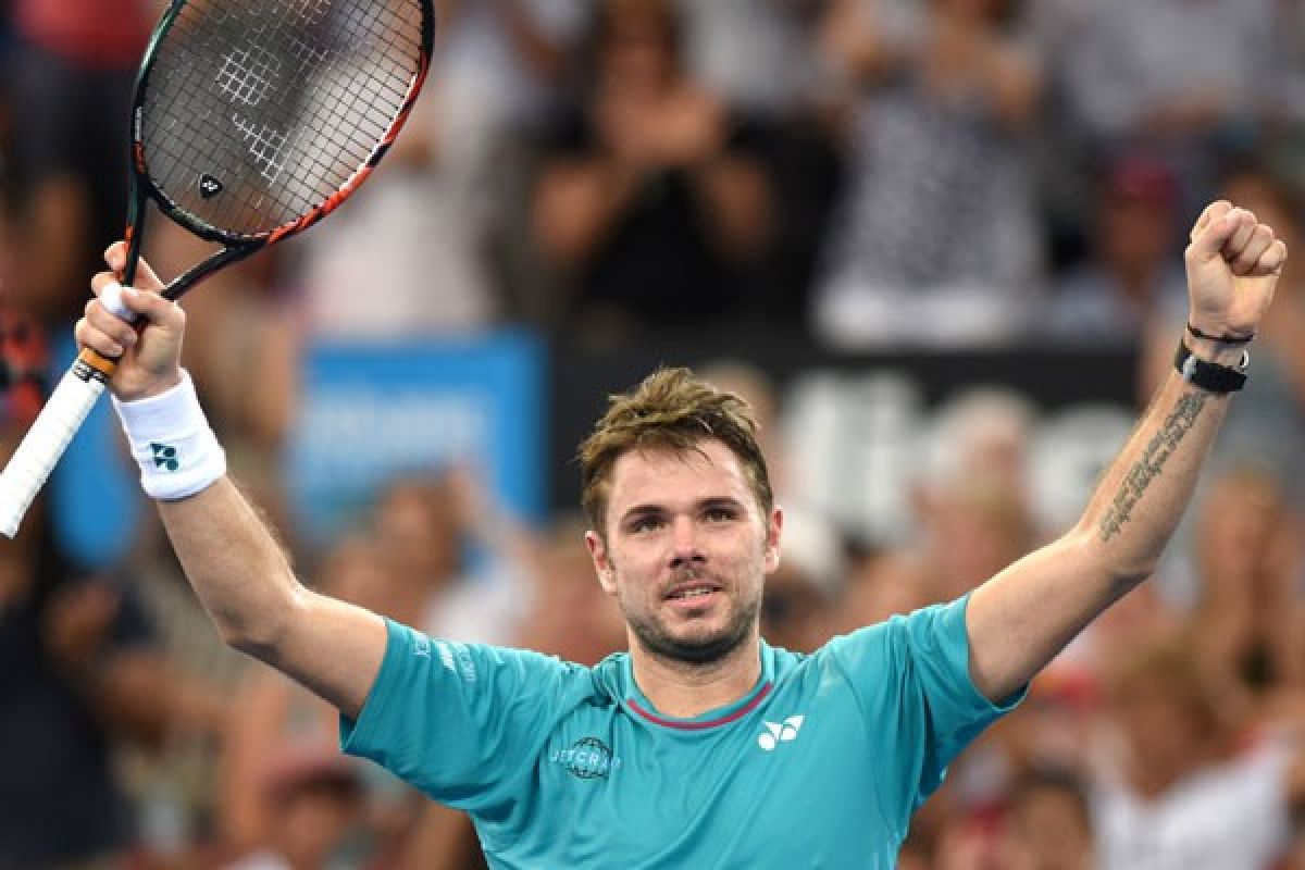 Wawrinka kembali berlatih setelah cedera lutut