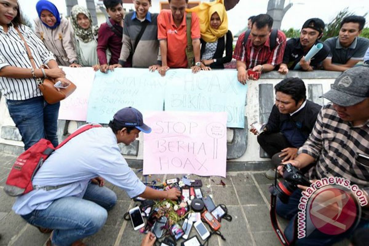 Jurnalis Bengkulu Deklarasikan Antiberita Bohong