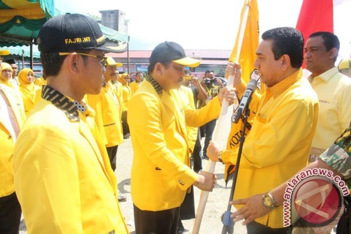 Merah Sakti Resmi dilantik Ketua Golkar Subulussalam