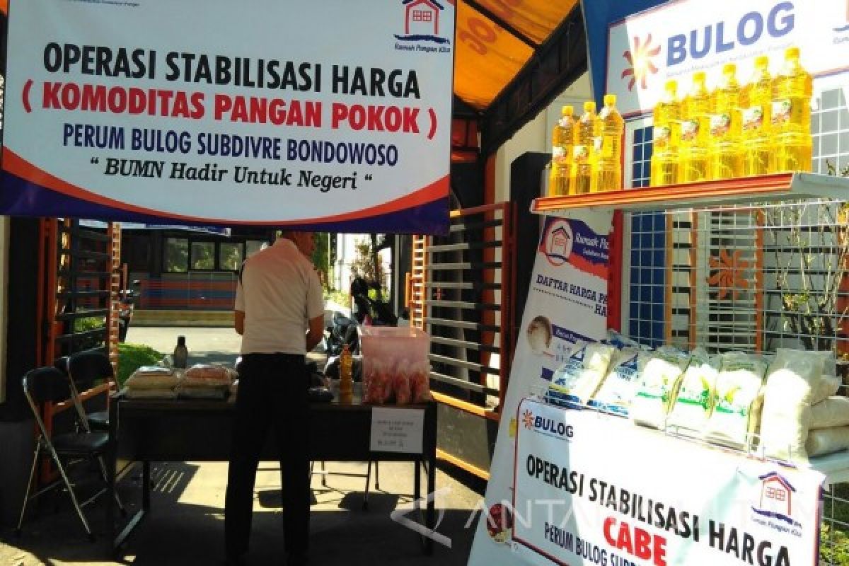 Bulog Bondowoso Gelar Operasi Pasar Cabai