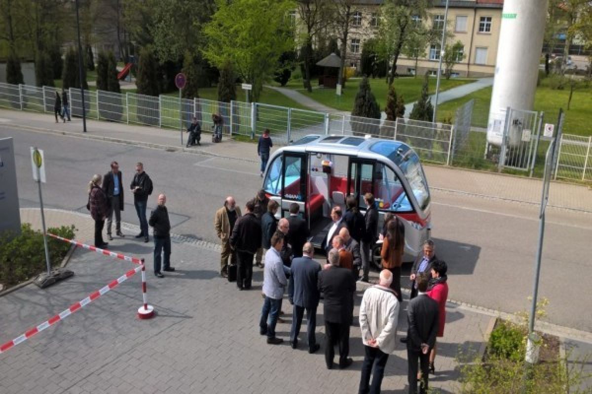 Mobil Swakemudi NAVYA unjuk Kebolehan di Las Vegas