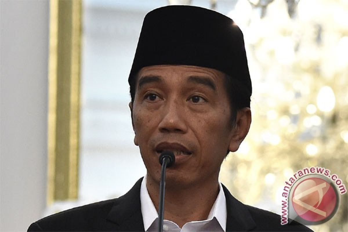 Presiden Jokowi tiba di tanah air