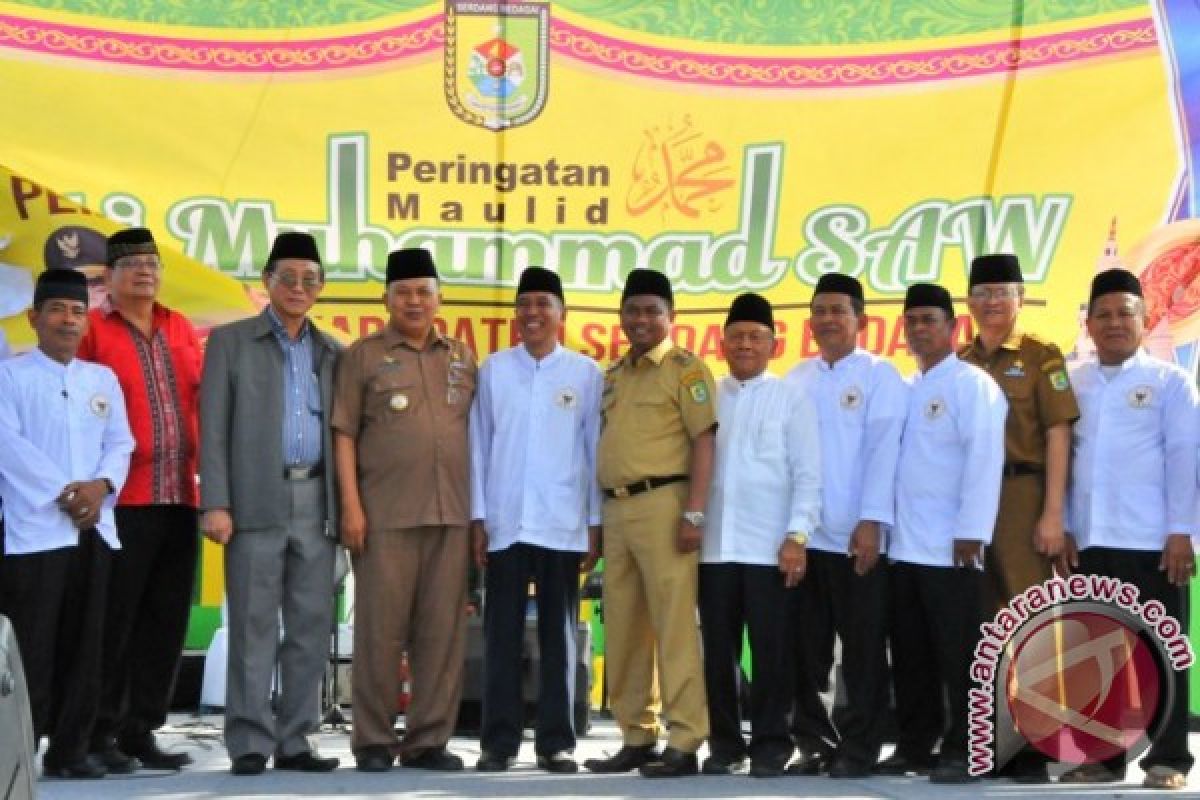 Sergai Peringati Maulid Nabi Muhammad