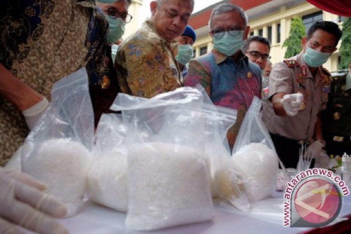 BNN Sulsel musnahkan enam kilogram narkoba 