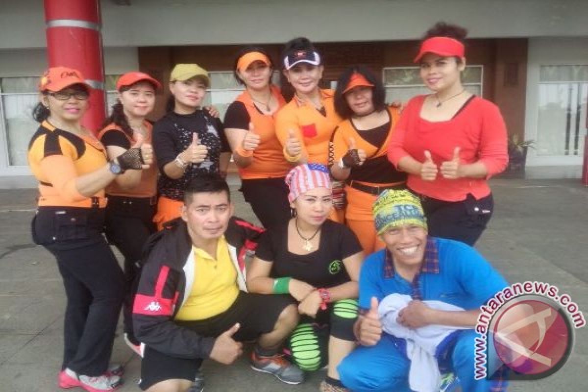 Senam sehat bersama "Jakabaring Fit Aerobic Club"