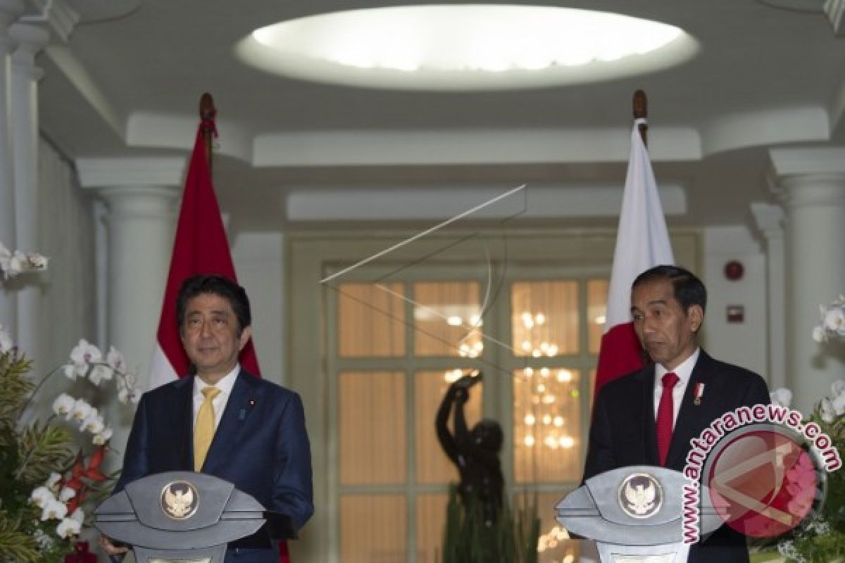 Presiden Jokowi Terima PM Jepang Shinzo Abe